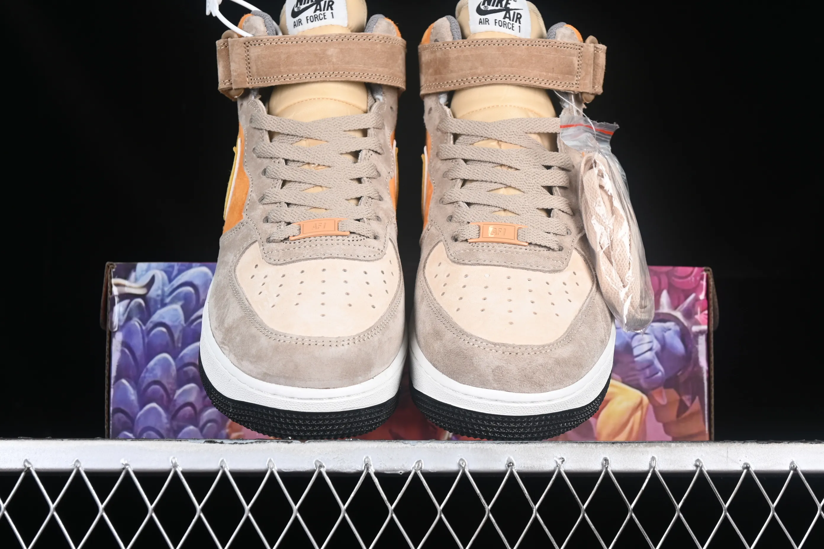 All categories Nk Air Force 1 Air Force series Nk Air Force 1 Mid Air Force mid-top Nk Air Force 1'07 Mid brown Air Force One mid-top casual sneakers CG9908-105